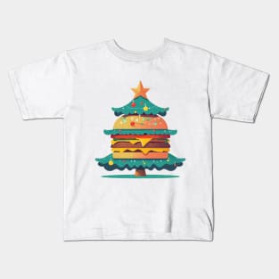 christmas tree burger Kids T-Shirt